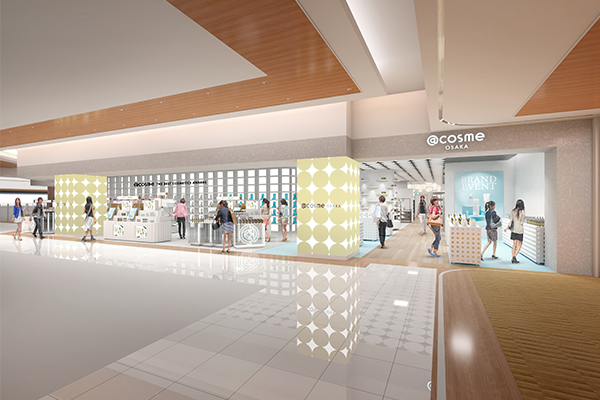 関西初のフラッグシップショップ「@cosme OSAKA」、 2023年9月1
