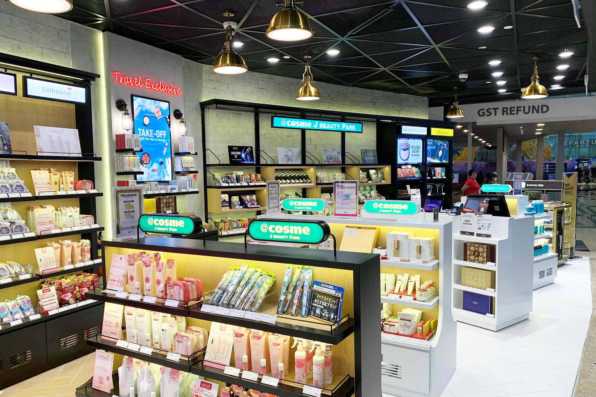 19年11月9日 アジアのハブ空港 シンガポール チャンギ空港の新羅免税店内にアイスタイルトレーディングがプロデュースする Cosme J Beauty Park がオープン Istyle 株式会社アイスタイル